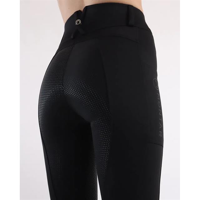 Reithose MOMeadow Mesh Summer Vollbesatz Silikon Montar Black