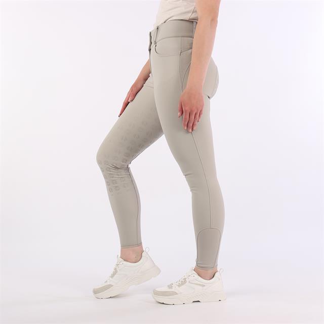 Reithose QFallyn Vollbesatz Silikon Quur Light Brown