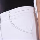 Riding Breeches Elegance Kniebesatz Silikon Pénélope White
