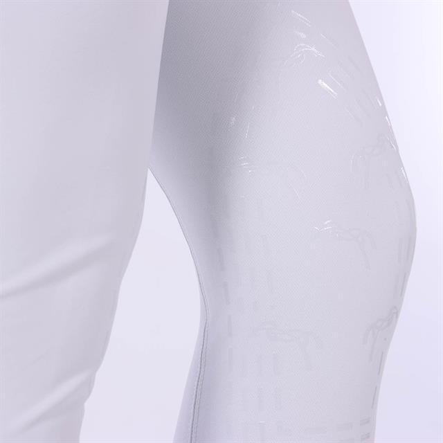Riding Breeches Elegance Kniebesatz Silikon Pénélope White