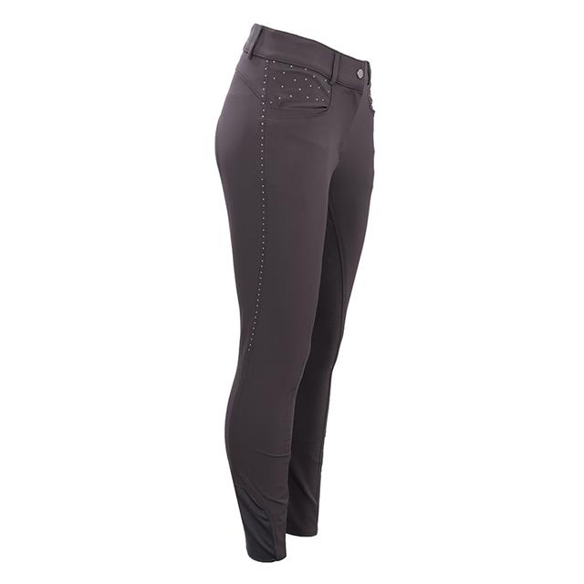 Riding Breeches La Valencio LVVanity Full Grip Dark Grey