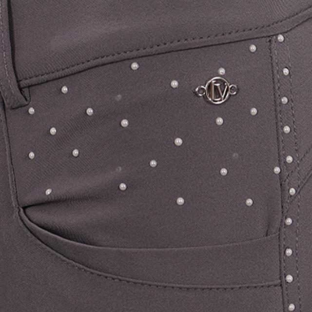 Riding Breeches La Valencio LVVanity Full Grip Dark Grey