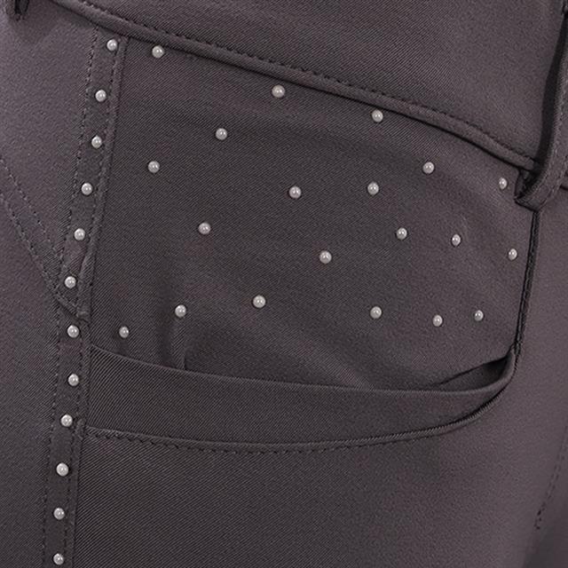 Riding Breeches La Valencio LVVanity Full Grip Dark Grey