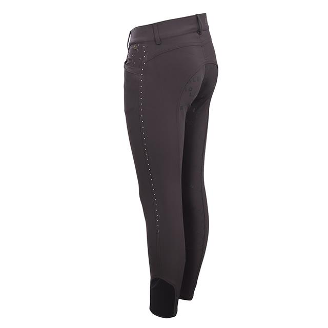 Riding Breeches La Valencio LVVanity Full Grip Kids Dark Grey