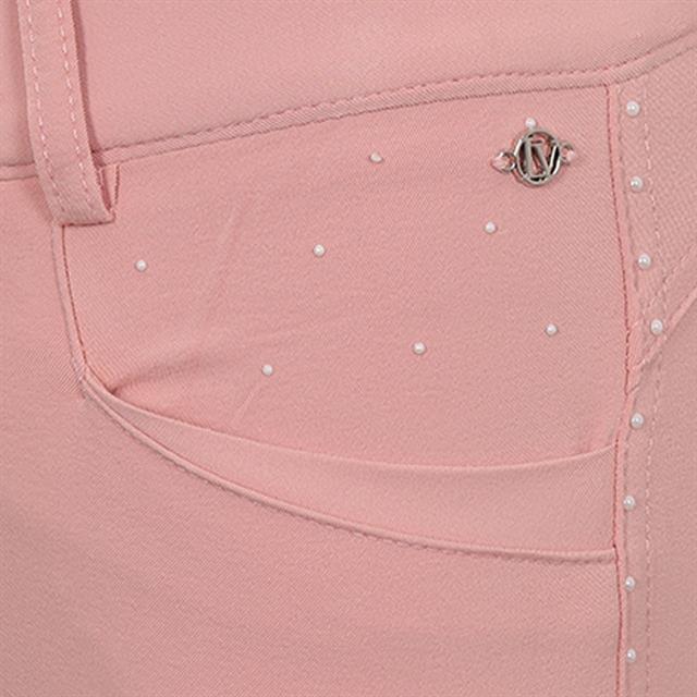 Riding Breeches La Valencio LVVanity Full Grip Kids Light Pink