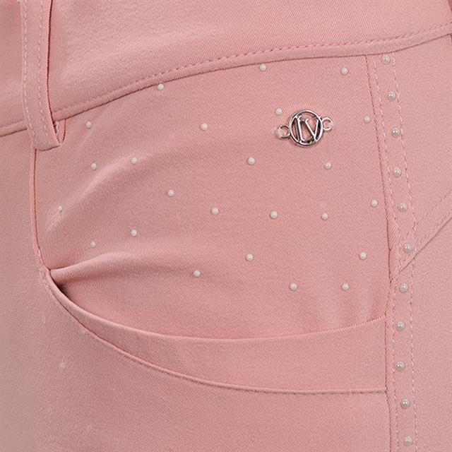 Riding Breeches La Valencio LVVanity Full Grip Light Pink