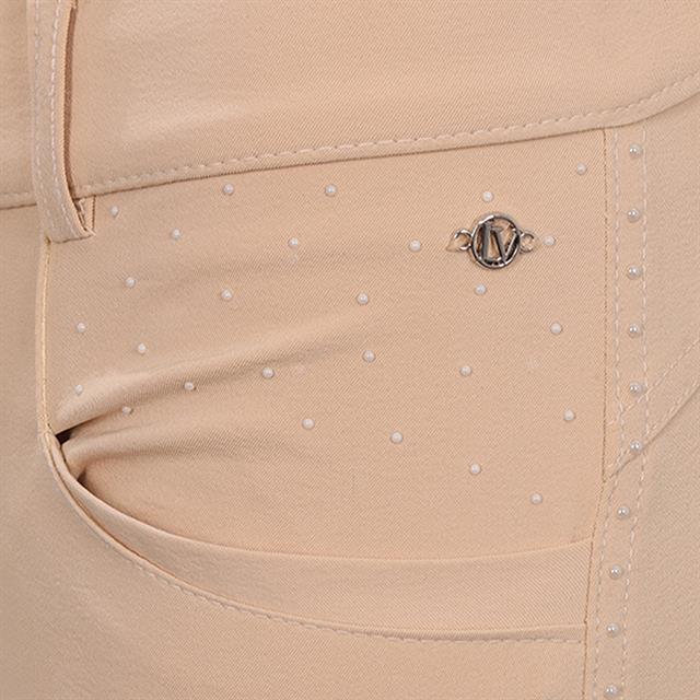 Riding Breeches La Valencio LVVanity Full Grip Light Yellow