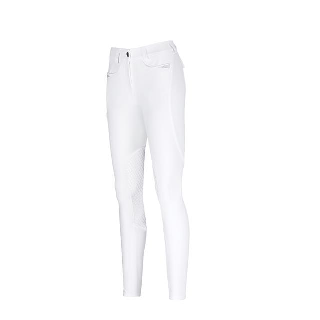 Riding Breeches Laure Kniebesatz Silikon Pikeur White