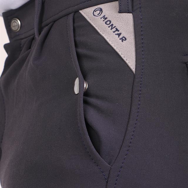 Riding Breeches Montar Gary Knee Grip Men Dark Blue