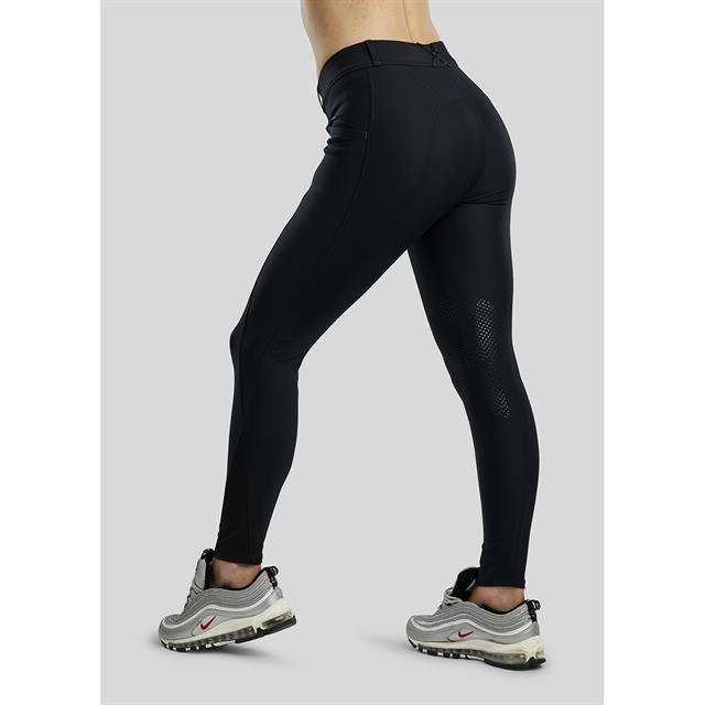 Riding Breeches Montar MOZida Refined Gun Metal Full Grip Black