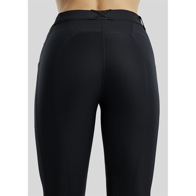 Riding Breeches Montar MOZida Refined Gun Metal Full Grip Black