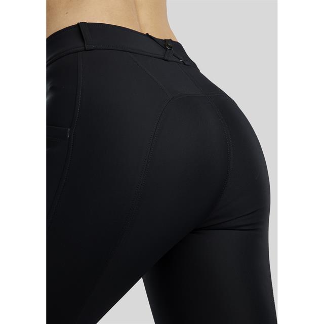 Riding Breeches Montar MOZida Refined Gun Metal Full Grip Black
