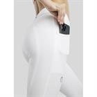 Riding Breeches Montar MOZida Refined Gun Metal Full Grip White
