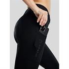 Riding Breeches Montar MOZira Refined With Compression Full Grip Black