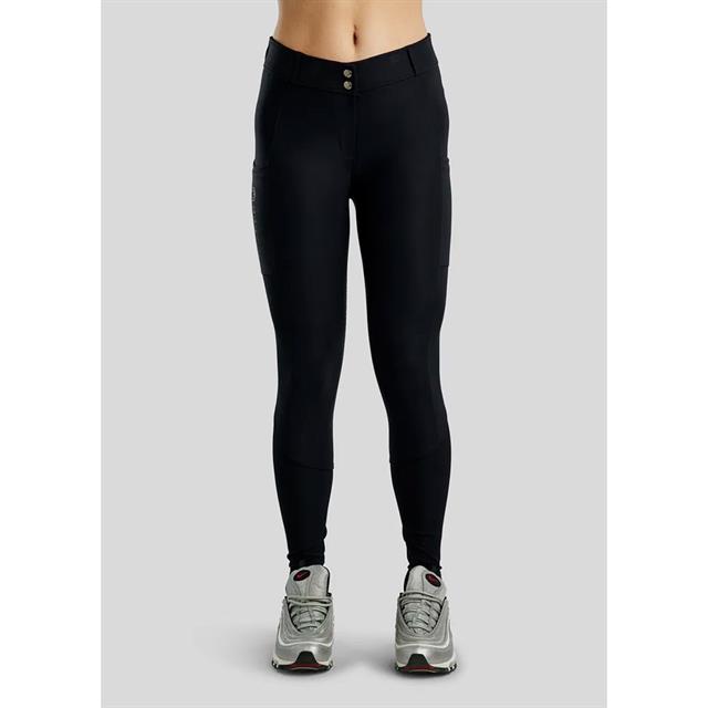 Riding Breeches Montar MOZira Refined With Compression Full Grip Black