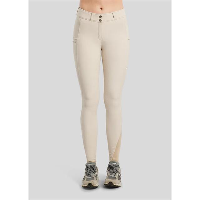 Riding Breeches Montar Yati Phone Pockets Full Grip MOMegan Beige