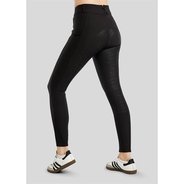 Riding Breeches Montar Yati Phone Pockets Full Grip MOMegan Black