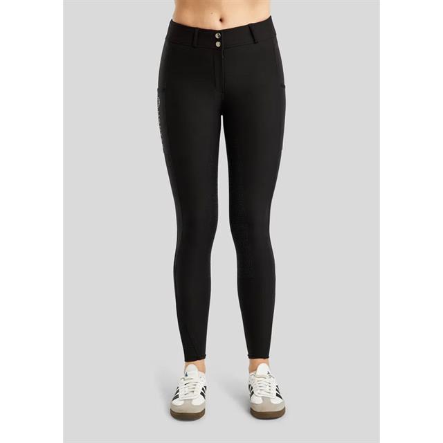 Riding Breeches Montar Yati Phone Pockets Full Grip MOMegan Black