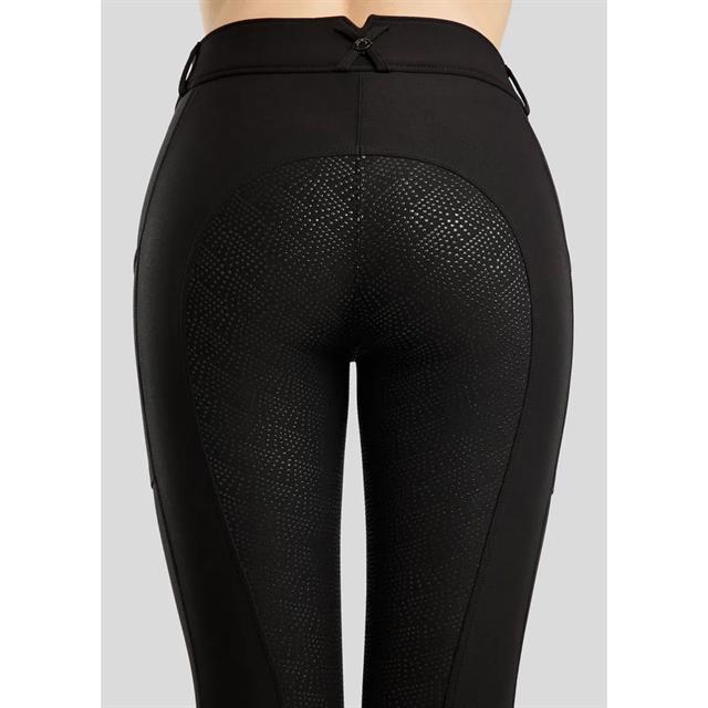 Riding Breeches Montar Yati Phone Pockets Full Grip MOMegan Black