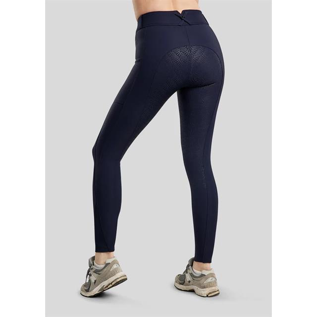 Riding Breeches Montar Yati Phone Pockets Full Grip MOMegan Dark Blue