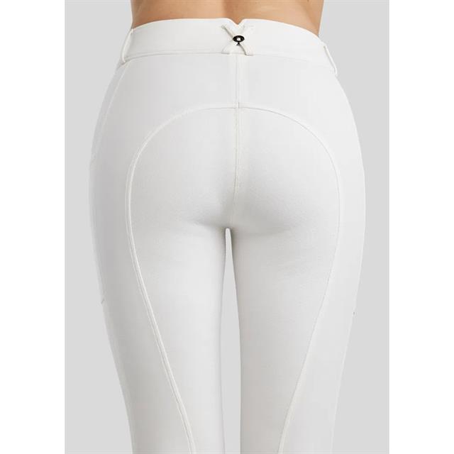 Riding Breeches Montar Yati Phone Pockets Full Grip MOMegan White