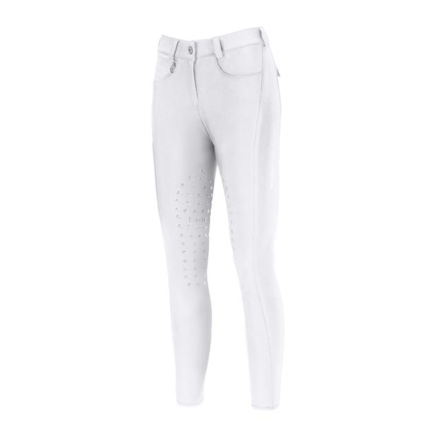 Riding Breeches Romy Kniebesatz Silikon Pikeur White