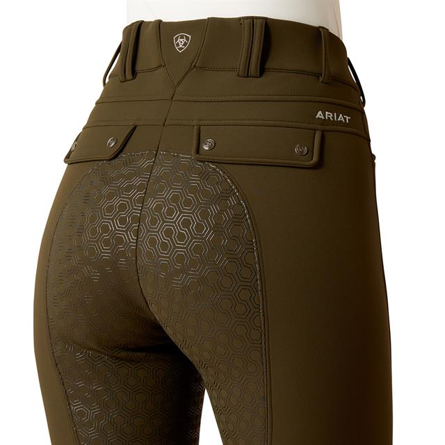 Riding Breeches Tri Factor Frost Insulated Vollbesatz Silikon Ariat Green