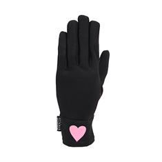 Riding Gloves Epplejeck EJFall In Love Kids Black-Pink