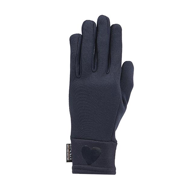 Riding Gloves Epplejeck EJFall In Love Kids Dark Blue-Blue