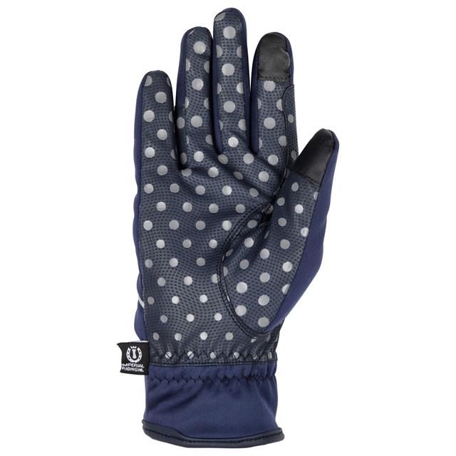 Riding Gloves Imperial Riding Stay Warm Dark Blue