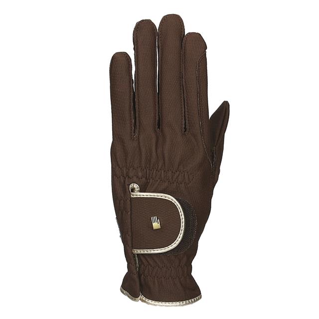 Riding Gloves Roeckl Bi Lined Brown-Gold