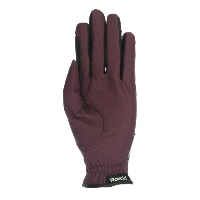 Riding Gloves Roeckl Bi Lined Dark Red