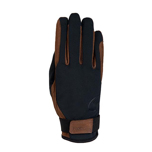 Riding Gloves Roeckl Fergus Black-Brown