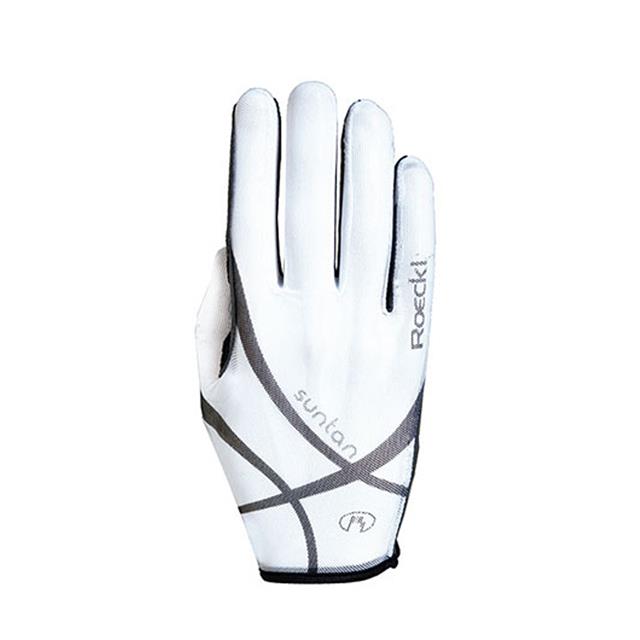 Riding Gloves Roeckl Laila Suntan White