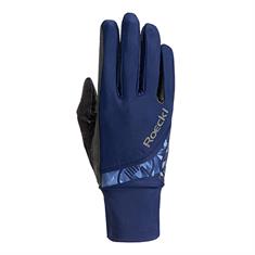 Riding Gloves Roeckl Melbourne Econyl Dark Blue