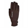 Riding Gloves Roeckl Weldon Polartec Brown-Brown