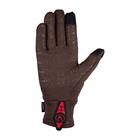 Riding Gloves Roeckl Weldon Polartec Brown-Brown