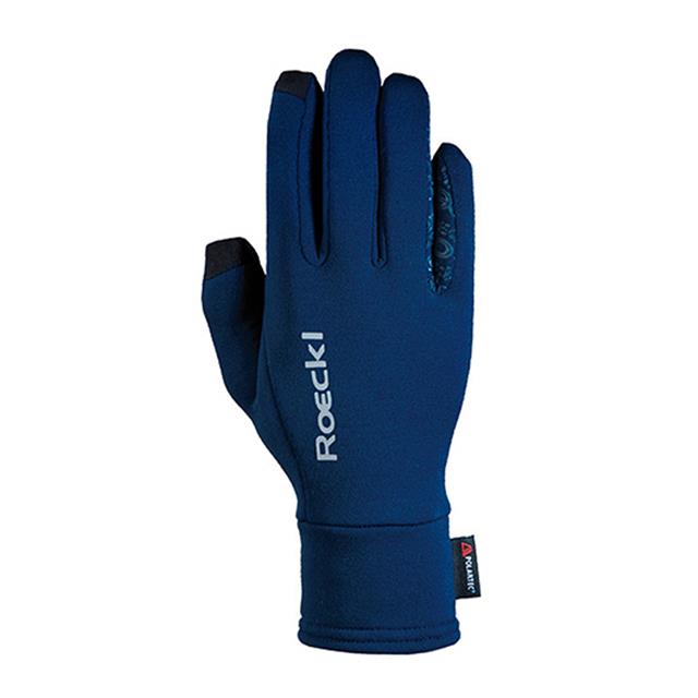 Riding Gloves Roeckl Weldon Polartec Dark Blue