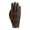 Riding Gloves Roeckl Wels Suprema Dark Brown-Mid Brown