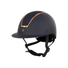 Riding Helmet BR Omega Painted Glitter Black-Gold