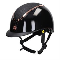 Riding Helmet Charles Owen Gloss MIPS Black-Gold