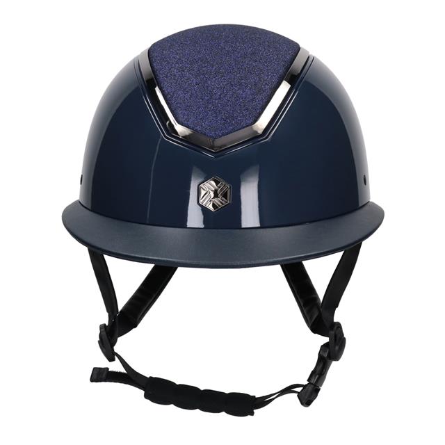 Riding Helmet Charles Owen Kylo Gloss Wide Peak Dark Blue