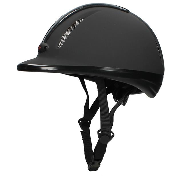 Riding Helmet Covalliero Carbonic VG1 Grey