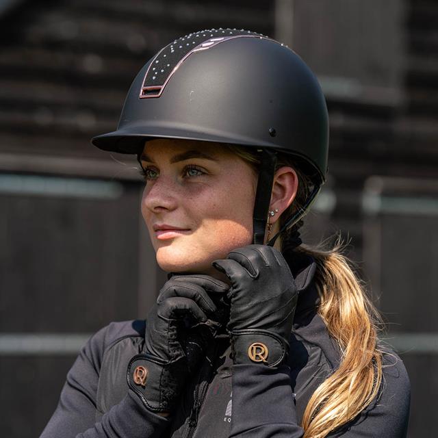 Riding Helmet Epplejeck EJKula Black-Gold