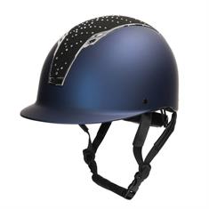 Riding Helmet Epplejeck EJKula Dark Blue-Silver