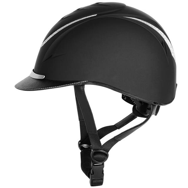Riding Helmet Harry's Horse Challenge Sparkle VG1 Black