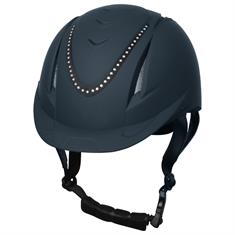 Riding Helmet Harry's Horse Chinook Crystal VG1 Dark Blue