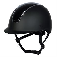 Riding Helmet Harry's Horse Regal Glossy Black-Silver