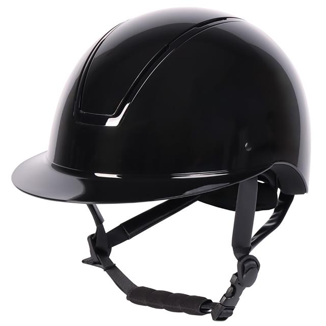 Riding Helmet Harry's Horse Royal Glossy Black-Black