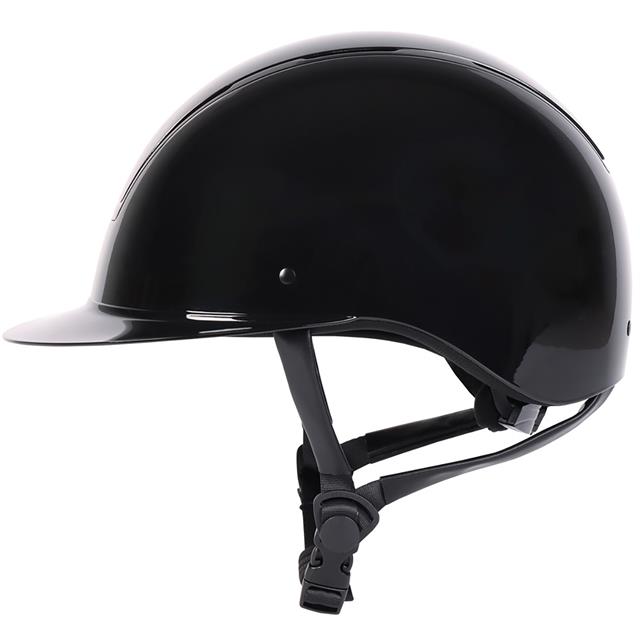 Riding Helmet Harry's Horse Royal Glossy Black-Black